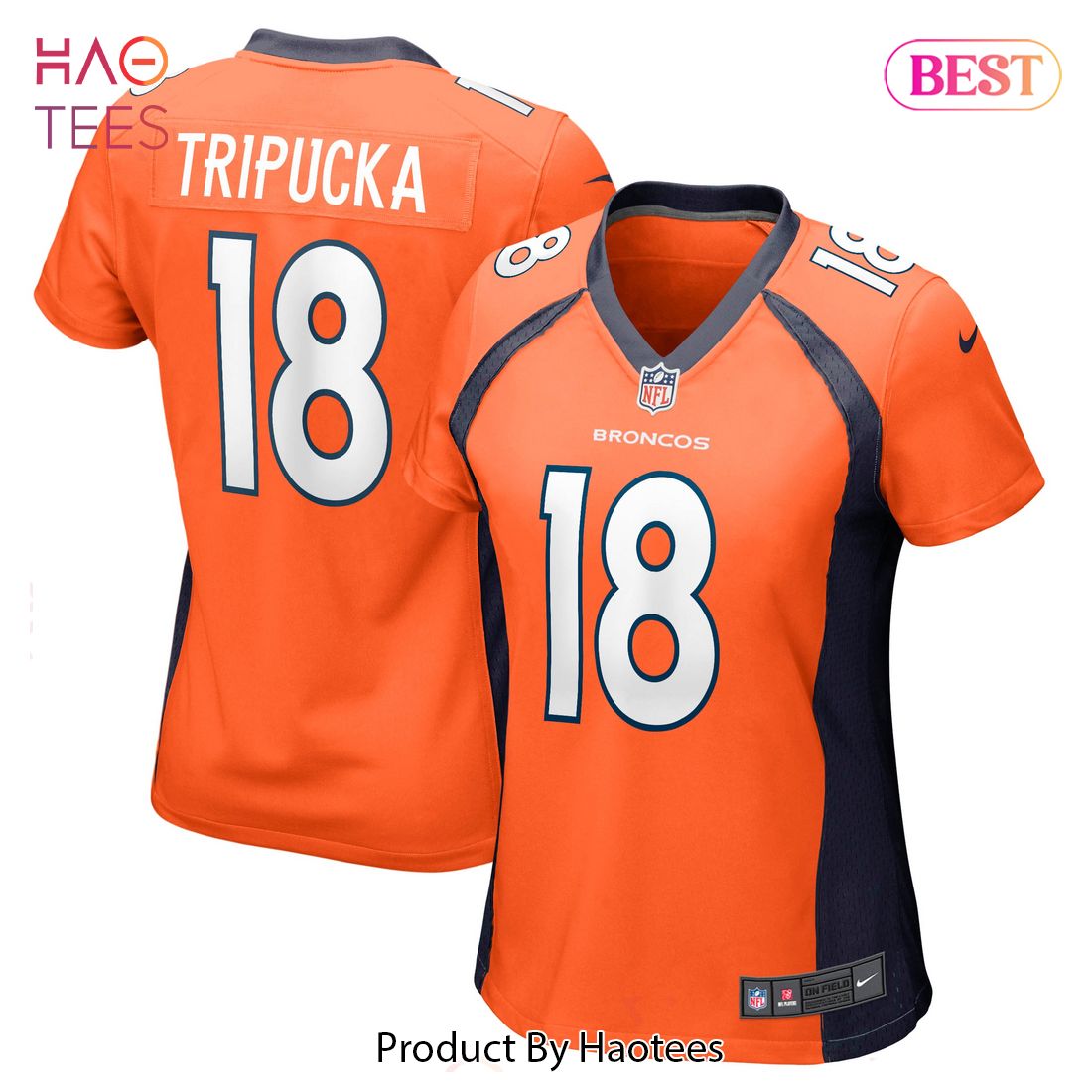 Frank Tripucka Denver Broncos Nike Women’s Retired Player Jersey Orange Luxury Store