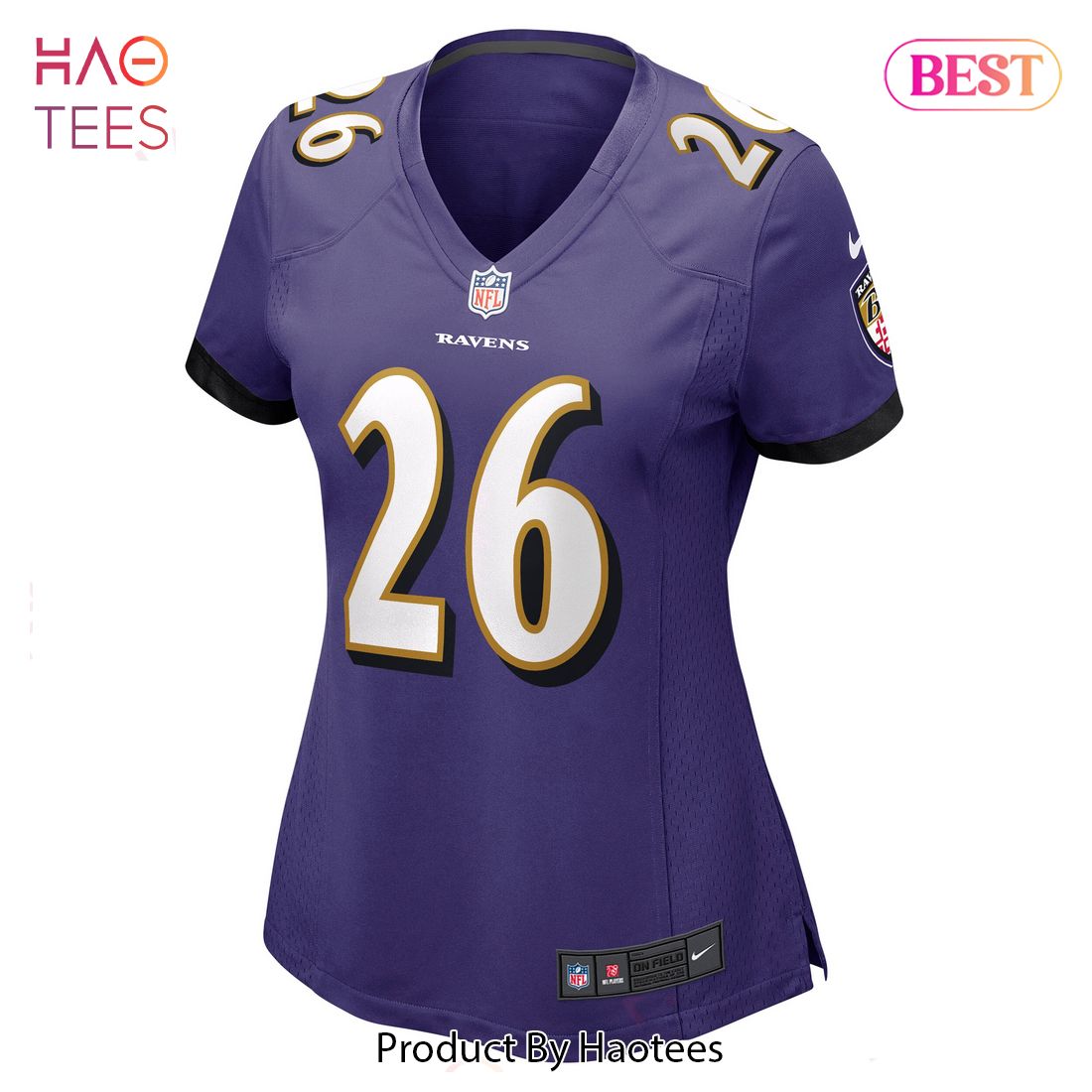 Geno Stone Baltimore Ravens Nike Women’s Game Jersey Purple Luxury Store