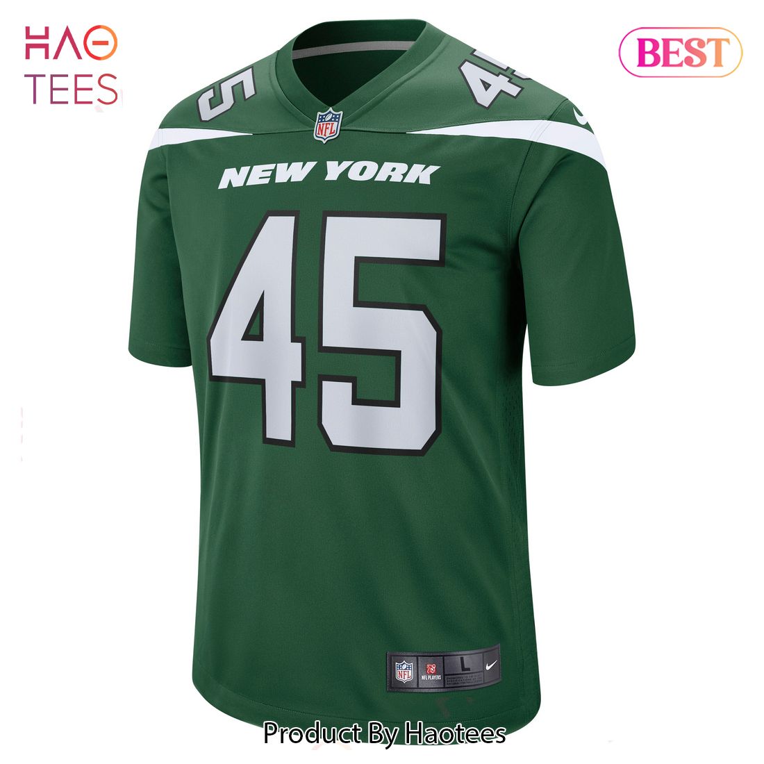 Hamsah Nasirildeen New York Jets Nike Game Jersey Gotham Green