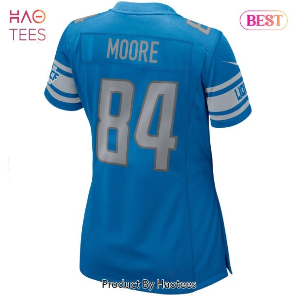 Herman Moore Detroit Lions Nike Women’s Game Retired Player Jersey Blue