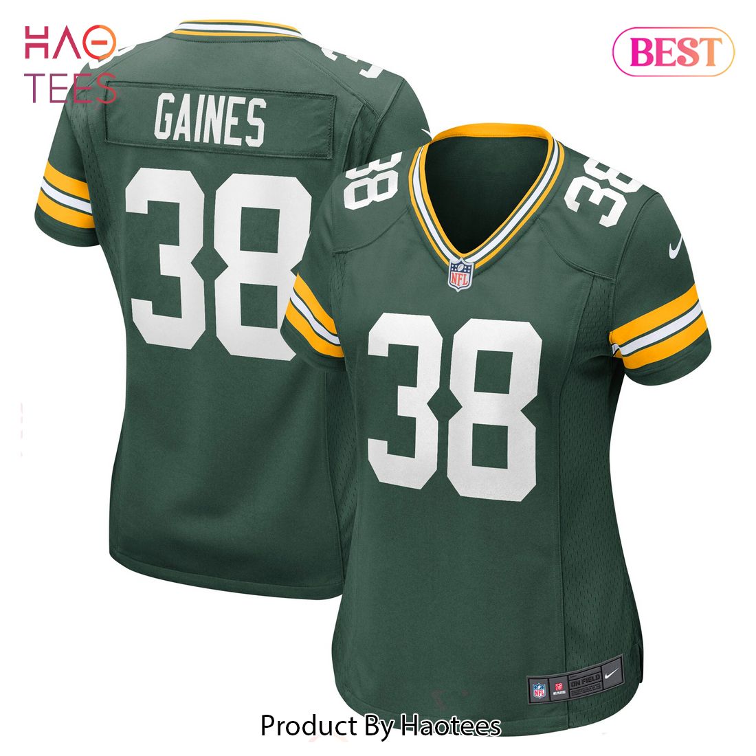 Innis Gaines Green Bay Packers Nike Women’s Game Jersey Green