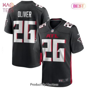 Isaiah Oliver Atlanta Falcons Nike Game Jersey Black Isaiah Oliver Atlanta Falcons Nike Game Jersey Black