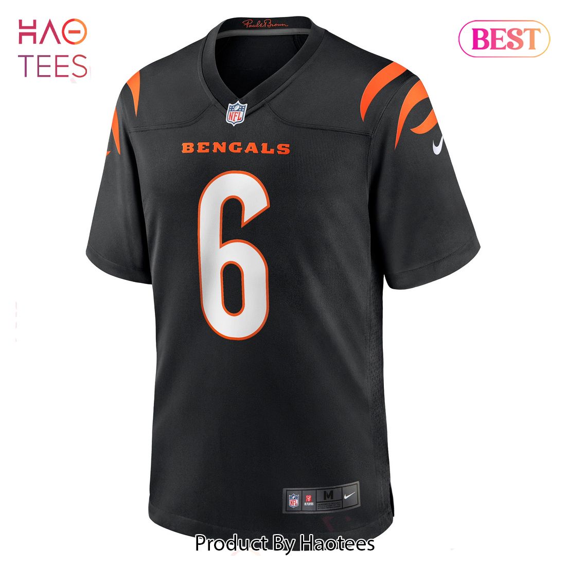 Jake Browning Cincinnati Bengals Nike Game Jersey Black Luxury Store