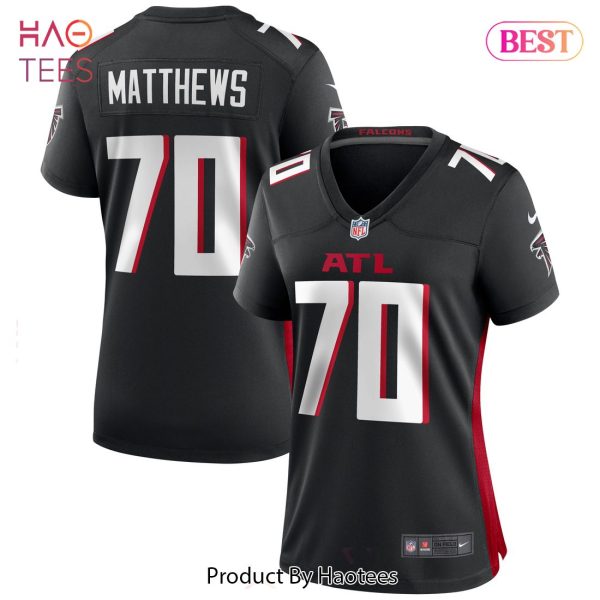 Jake Matthews Atlanta Falcons Nike Women’s Game Jersey Black