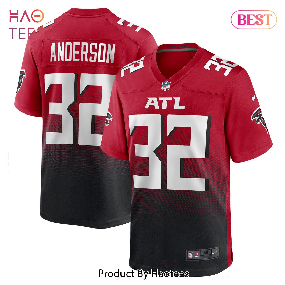 Jamal Anderson Atlanta Falcons Nike Retired Player Alternate Game Jersey Red
