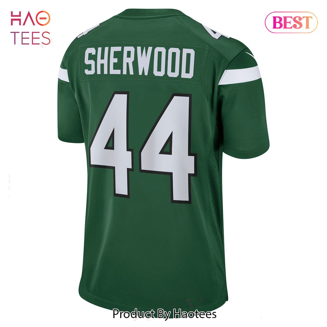 Jamien Sherwood New York Jets Nike Game Jersey Gotham Green