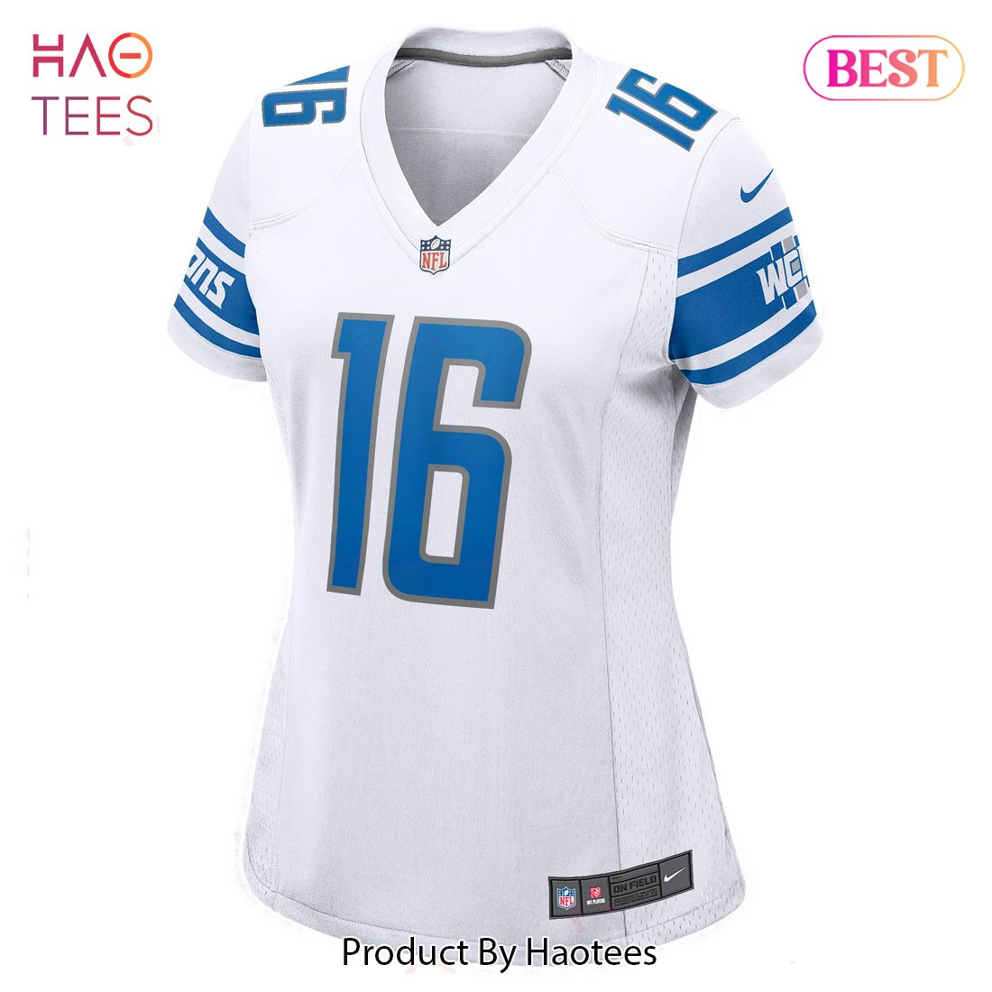 Jared Goff Detroit Lions Nike Women’s Game Jersey White Luxury Store