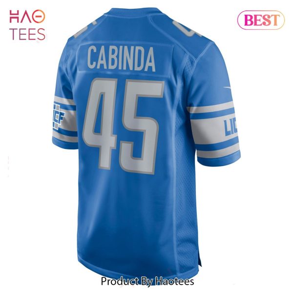 Jason Cabinda Detroit Lions Nike Game Player Jersey Blue