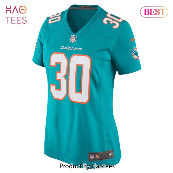 Jason McCourty Miami Dolphins Nike Women’s Game Jersey Aqua