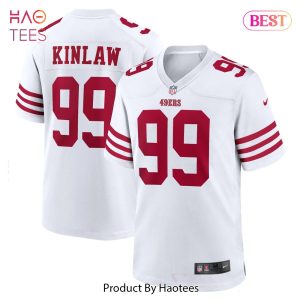 Javon Kinlaw San Francisco 49ers Nike Player Game Jersey White Javon Kinlaw San Francisco 49ers Nike Player Game Jersey White