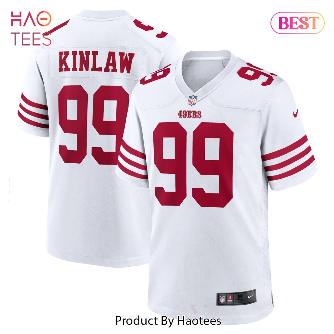 Javon Kinlaw San Francisco 49ers Nike Player Game Jersey White