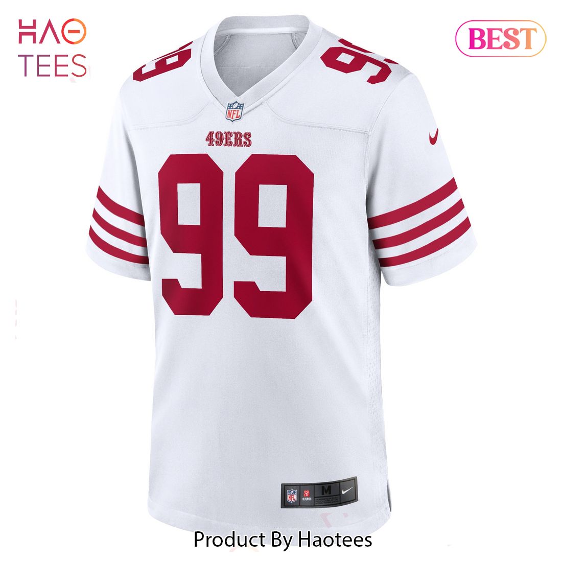 Javon Kinlaw San Francisco 49ers Nike Player Game Jersey White Luxury Store