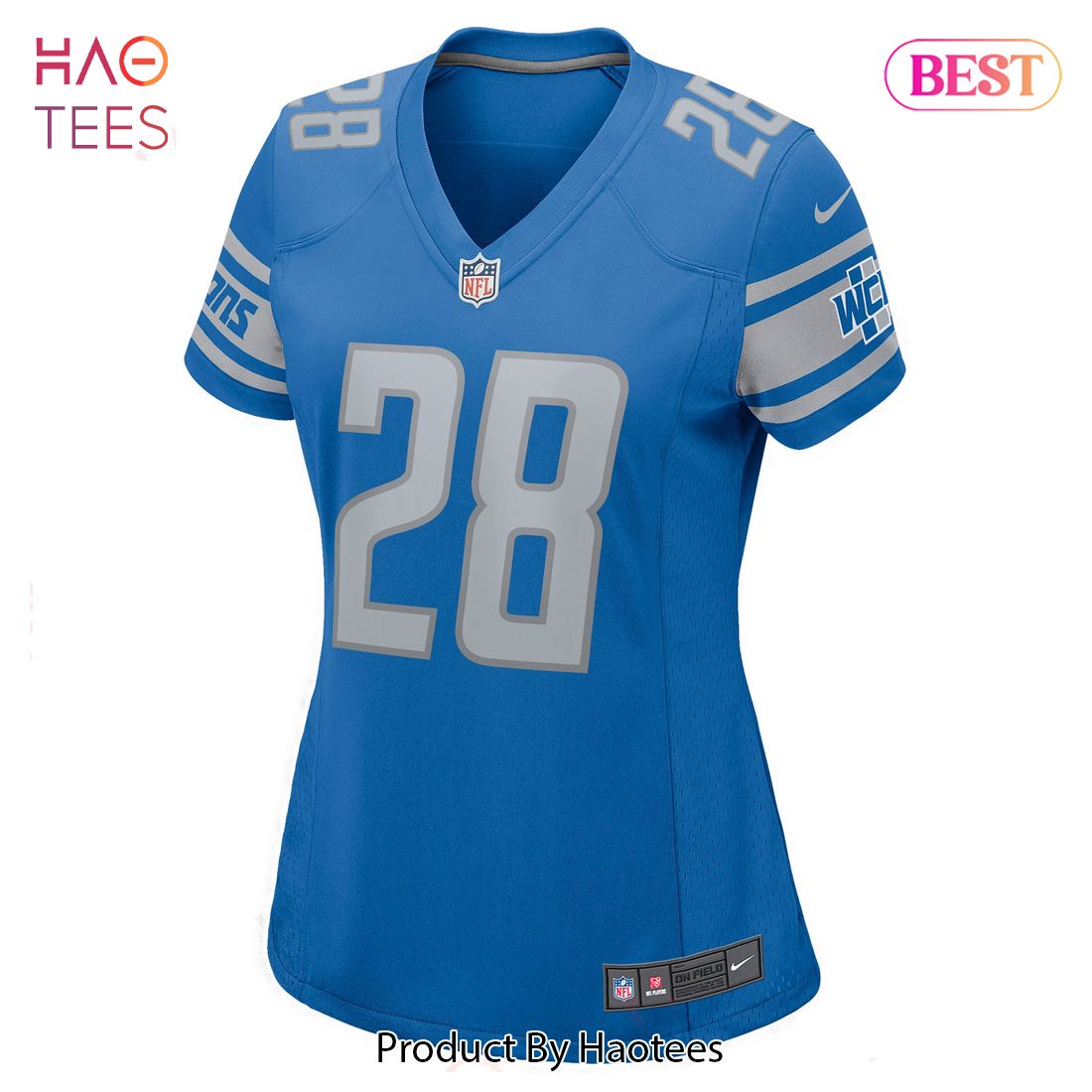 Jermar Jefferson Detroit Lions Nike Women’s Game Jersey Blue Luxury Store