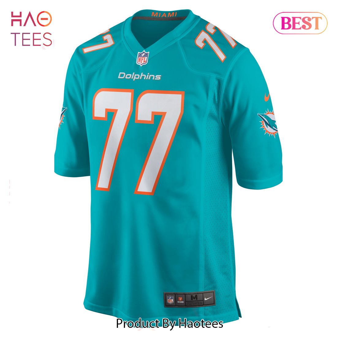 Jesse Davis Miami Dolphins Nike Game Jersey Aqua Luxury Store