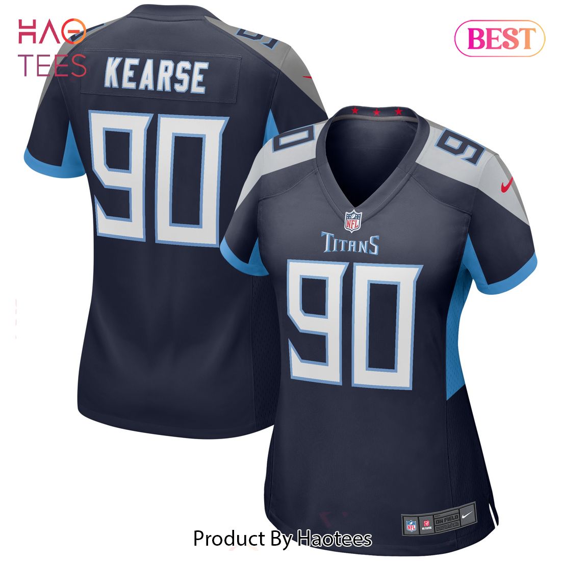 Jevon Kearse Tennessee Titans Nike Women’s Game Retired Player Jersey Navy