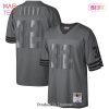 Jim Brown Cleveland Browns Mitchell & Ness 1963 Retired Player Metal Legacy Jersey Charcoal