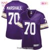 Jim Marshall Minnesota Vikings Nike Women’s Game Retired Player Jersey Purple