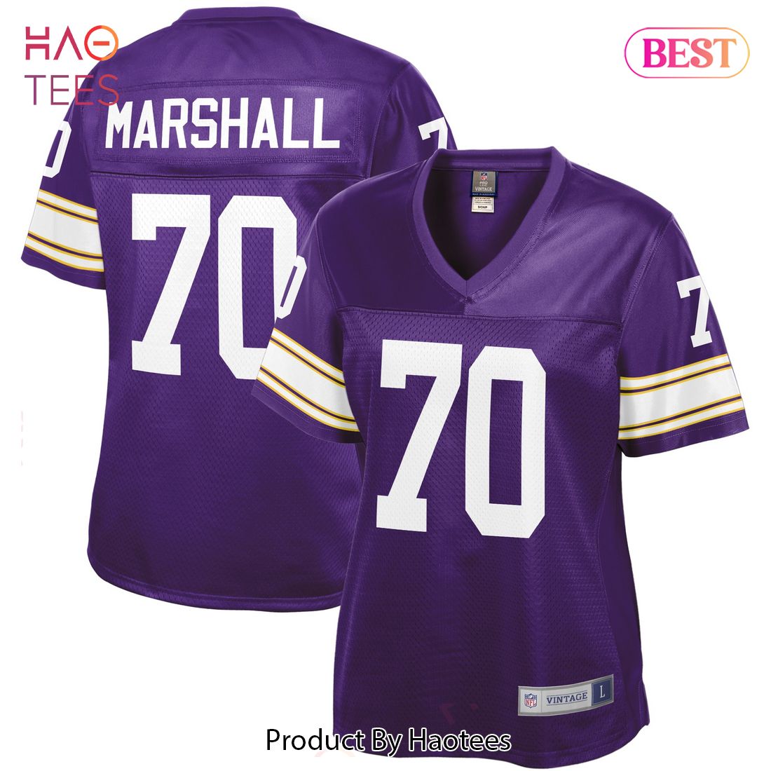 Jim Marshall Minnesota Vikings NFL Pro Line Women's Retired Player Jersey Purple Jim Marshall Minnesota Vikings NFL Pro Line Women's Retired Player Jersey Purple