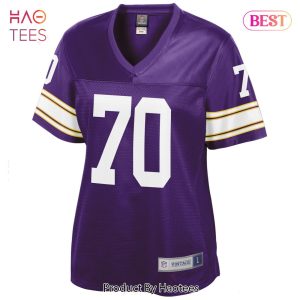 Jim Marshall Minnesota Vikings NFL Pro Line Women’s Retired Player Jersey Purple
