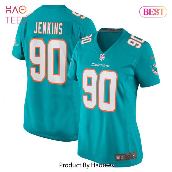 John Jenkins Miami Dolphins Nike Women’s Game Jersey Aqua