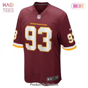 Jonathan Allen Washington Football Team Nike Game Jersey Burgundy