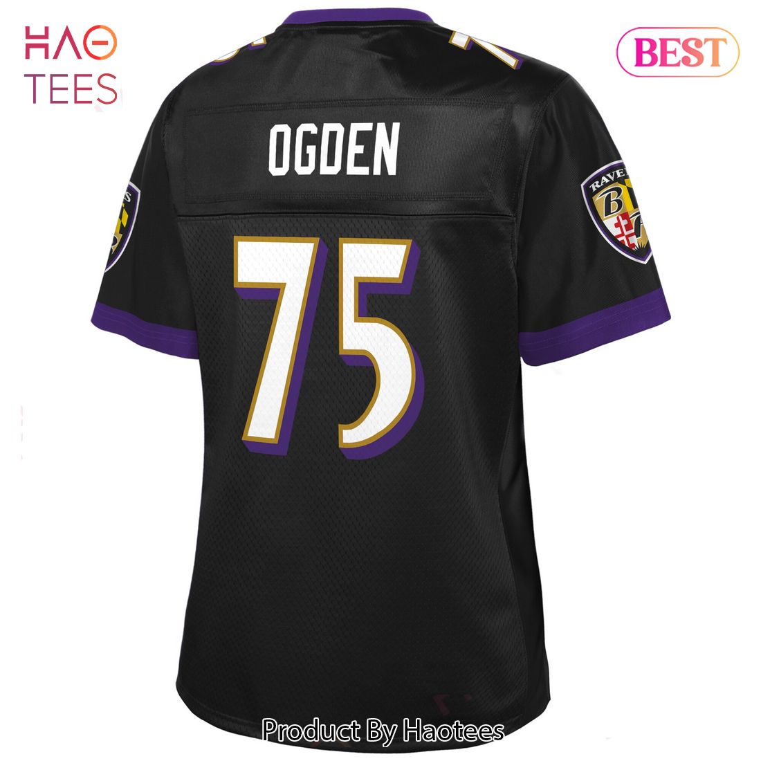 Jonathan Ogden Baltimore Ravens NFL Pro Line Women's Retired Player Jersey Black Jonathan Ogden Baltimore Ravens NFL Pro Line Women's Retired Player Jersey Black
