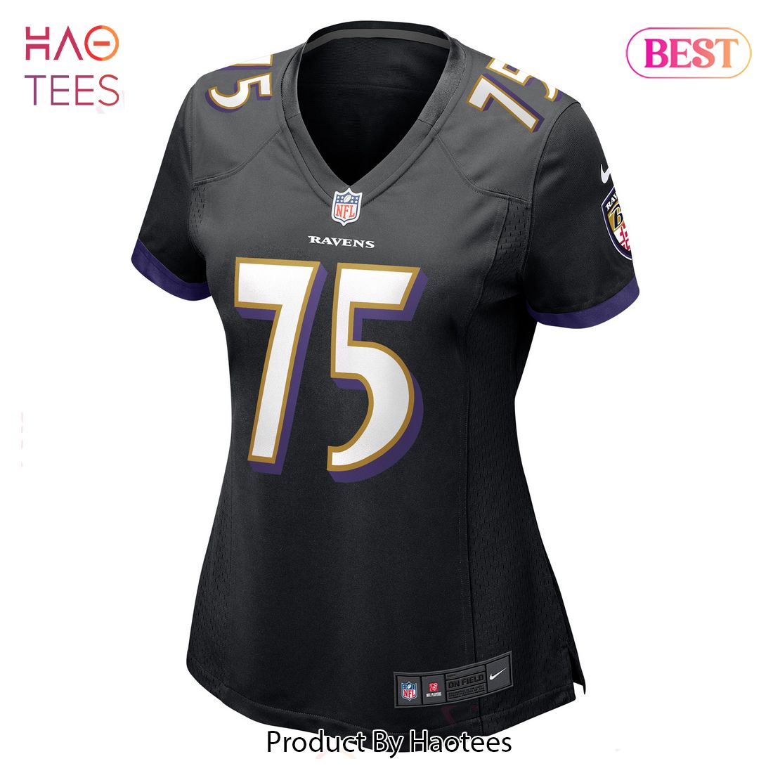 Jonathan Ogden Baltimore Ravens Nike Women’s Retired Player Jersey Black Luxury Store