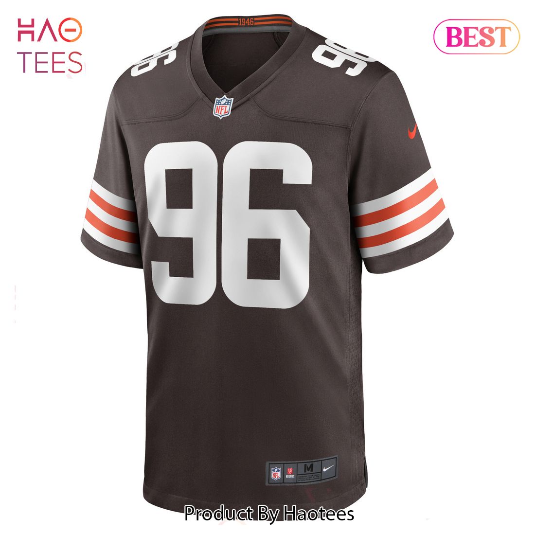 Jordan Elliott Cleveland Browns Nike Game Jersey Brown Luxury Store