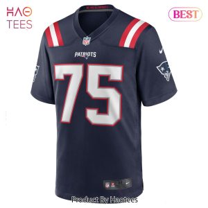 Justin Herron New England Patriots Nike Team Game Jersey Navy