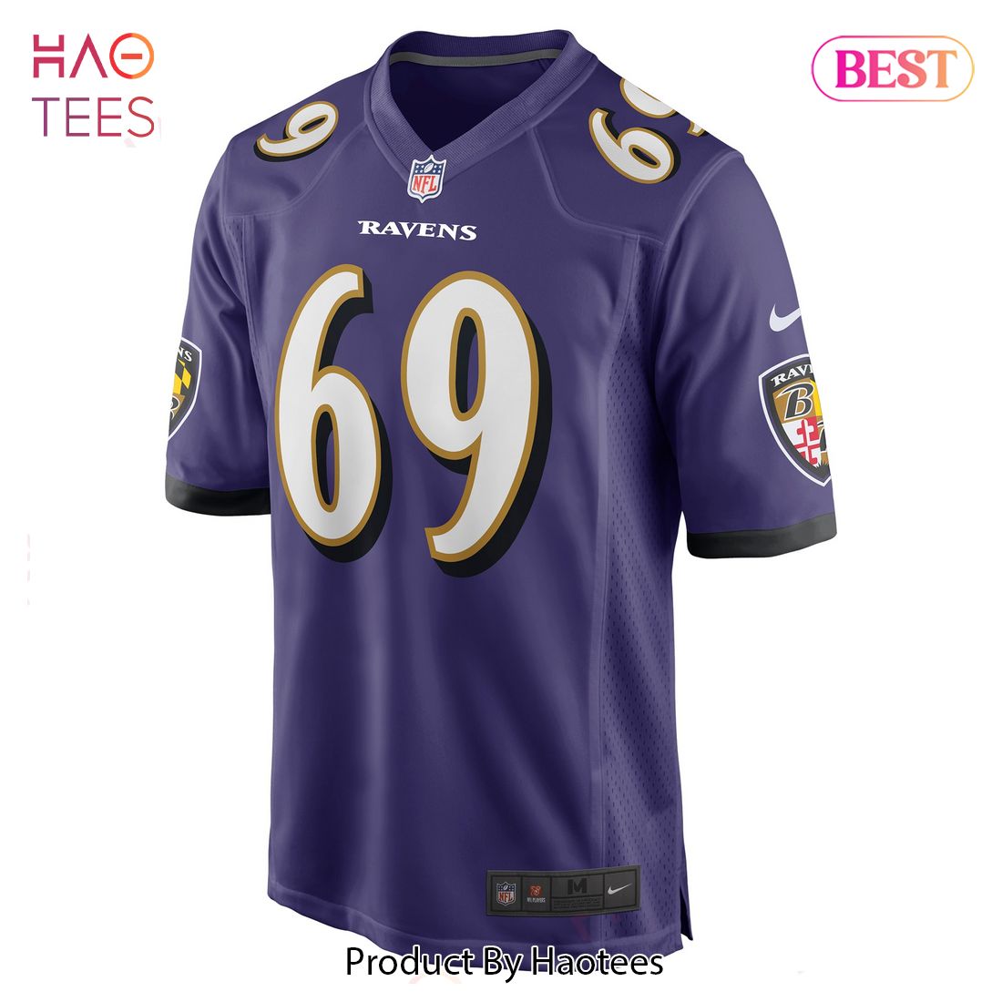 Kahlil McKenzie Baltimore Ravens Nike Game Jersey Purple Luxury Store