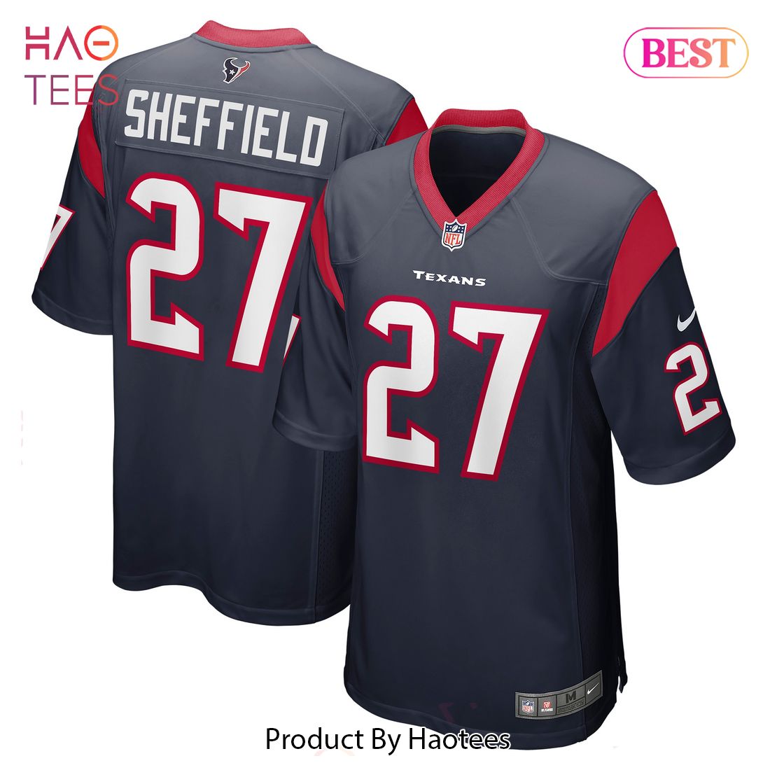 Kendall Sheffield Houston Texans Nike Player Game Jersey Navy