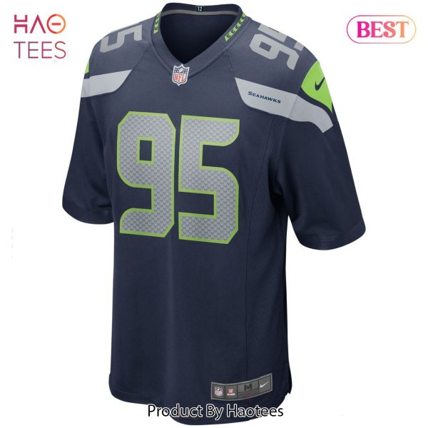 L.J. Collier Seattle Seahawks Nike Game Player Jersey College Navy