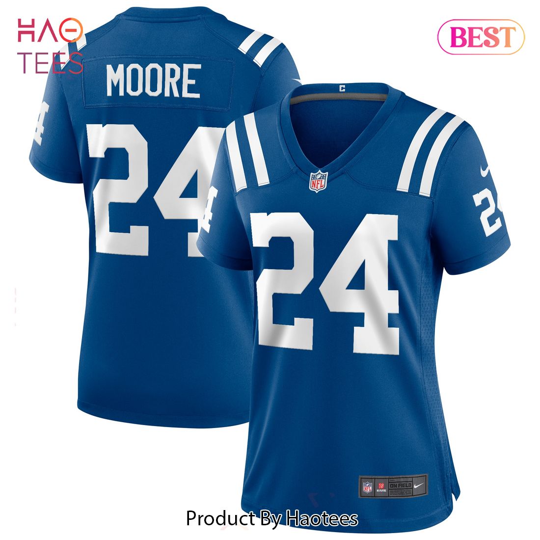 Lenny Moore Indianapolis Colts Nike Women's Game Retired Player Jersey Royal