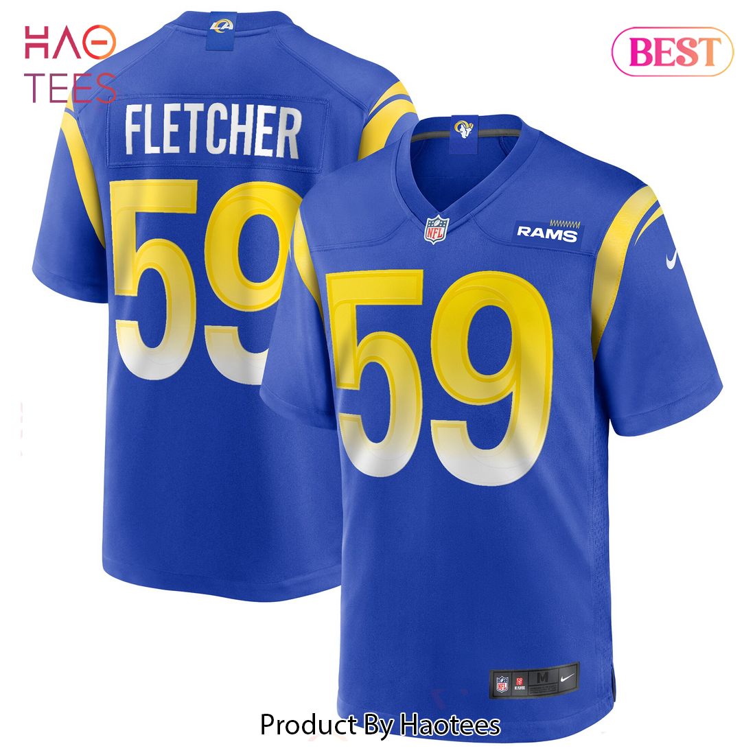 London Fletcher Los Angeles Rams Nike Game Retired Player Jersey Royal
