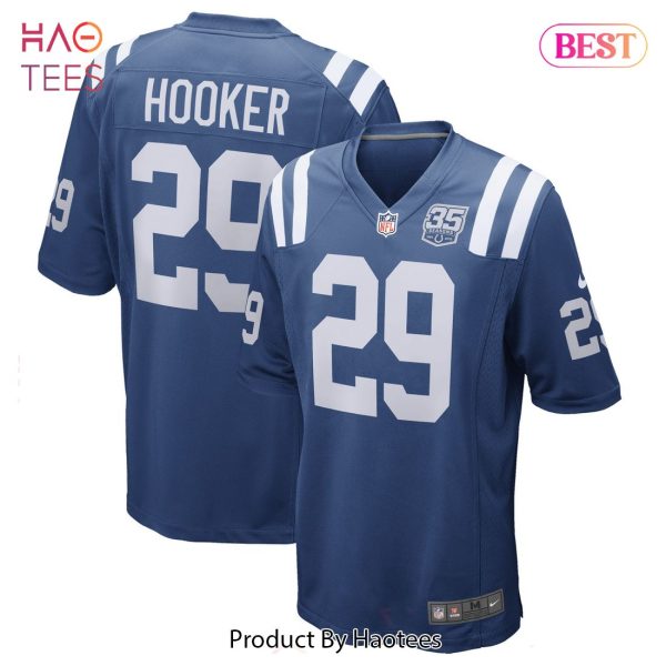 Malik Hooker Indianapolis Colts Nike 35th Season Game Jersey Royal