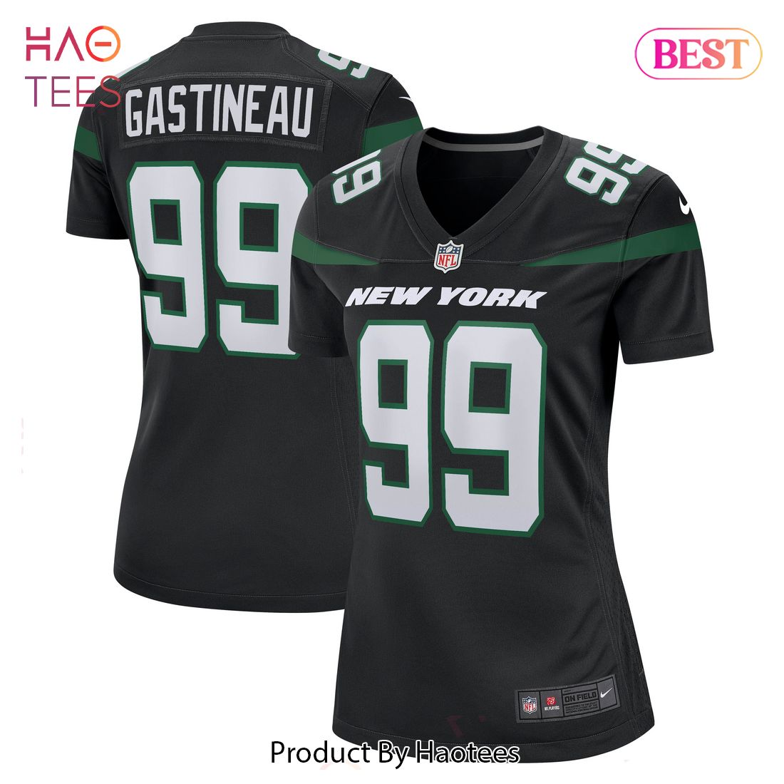 Mark Gastineau Nike New York Jets Women's Game Jersey Stealth Black
