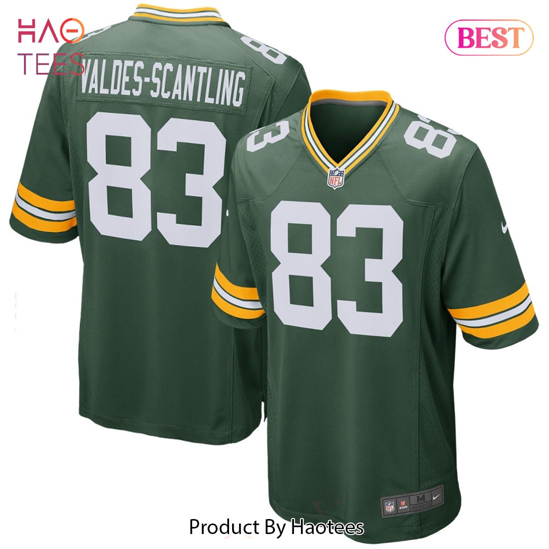 Marquez Valdes-Scantling Green Bay Packers Nike Game Player Jersey Green