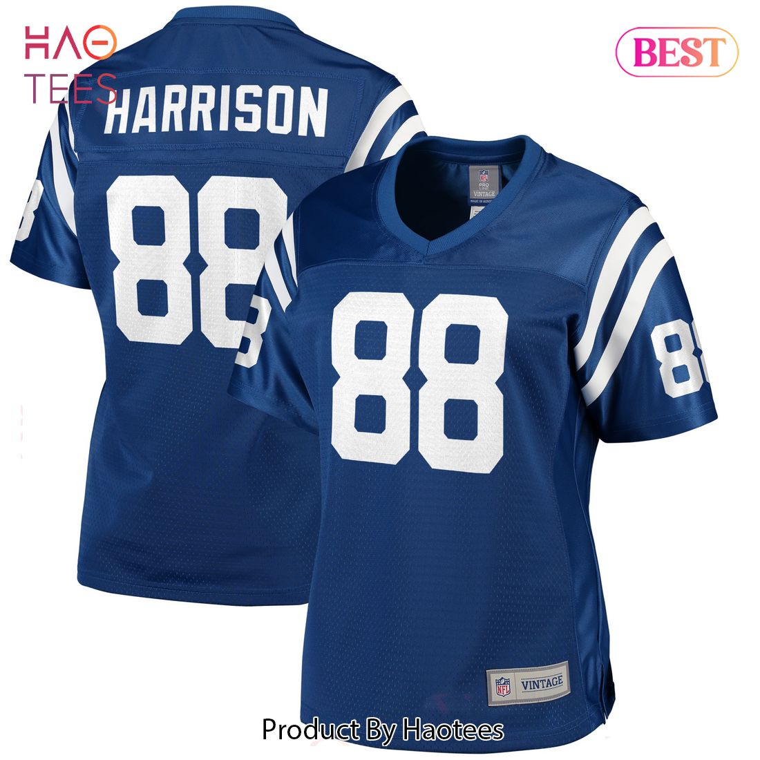 Marvin Harrison Indianapolis Colts NFL Pro Line Women’s Retired Player Replica Jersey Royal