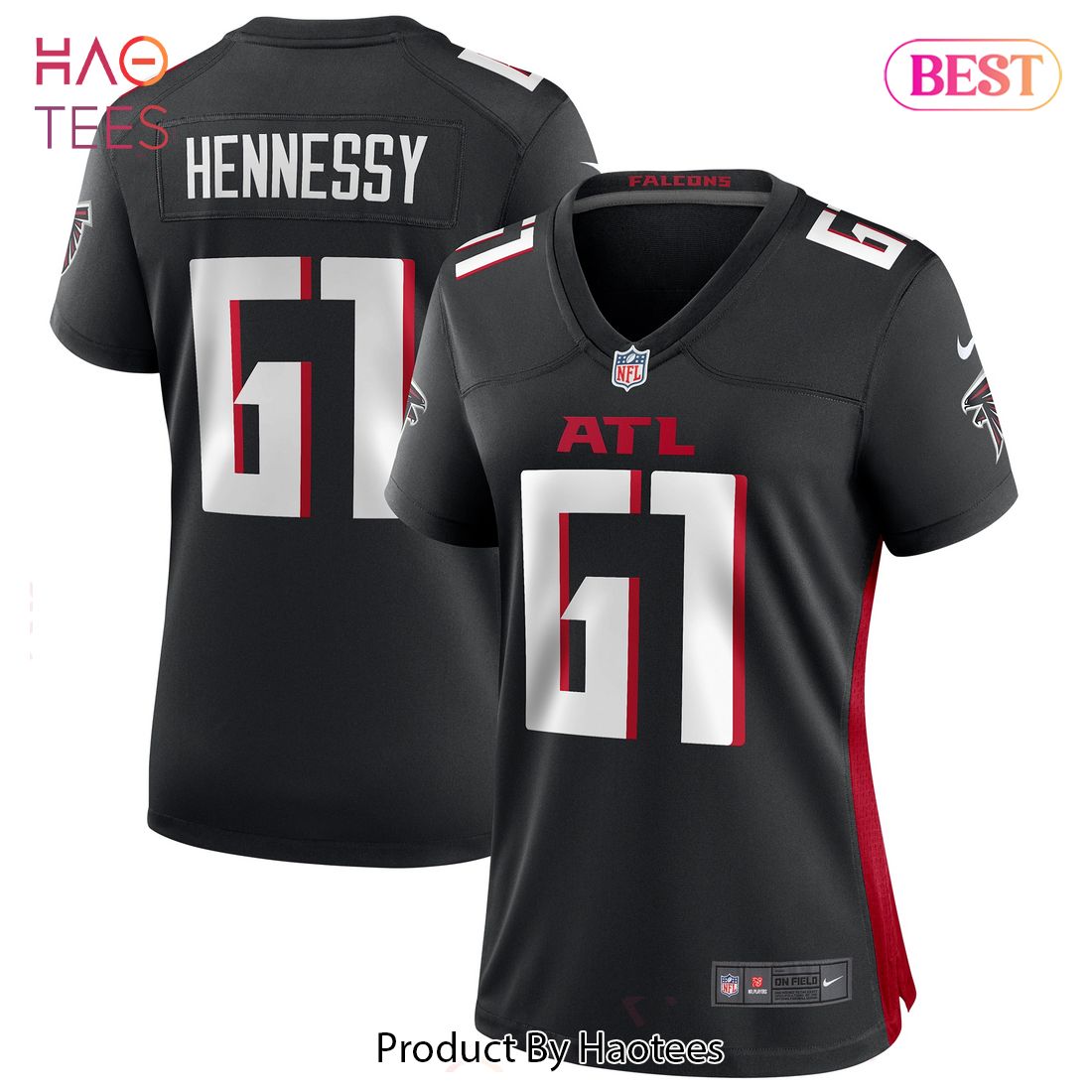 Matt Hennessy Atlanta Falcons Nike Women's Game Jersey Black