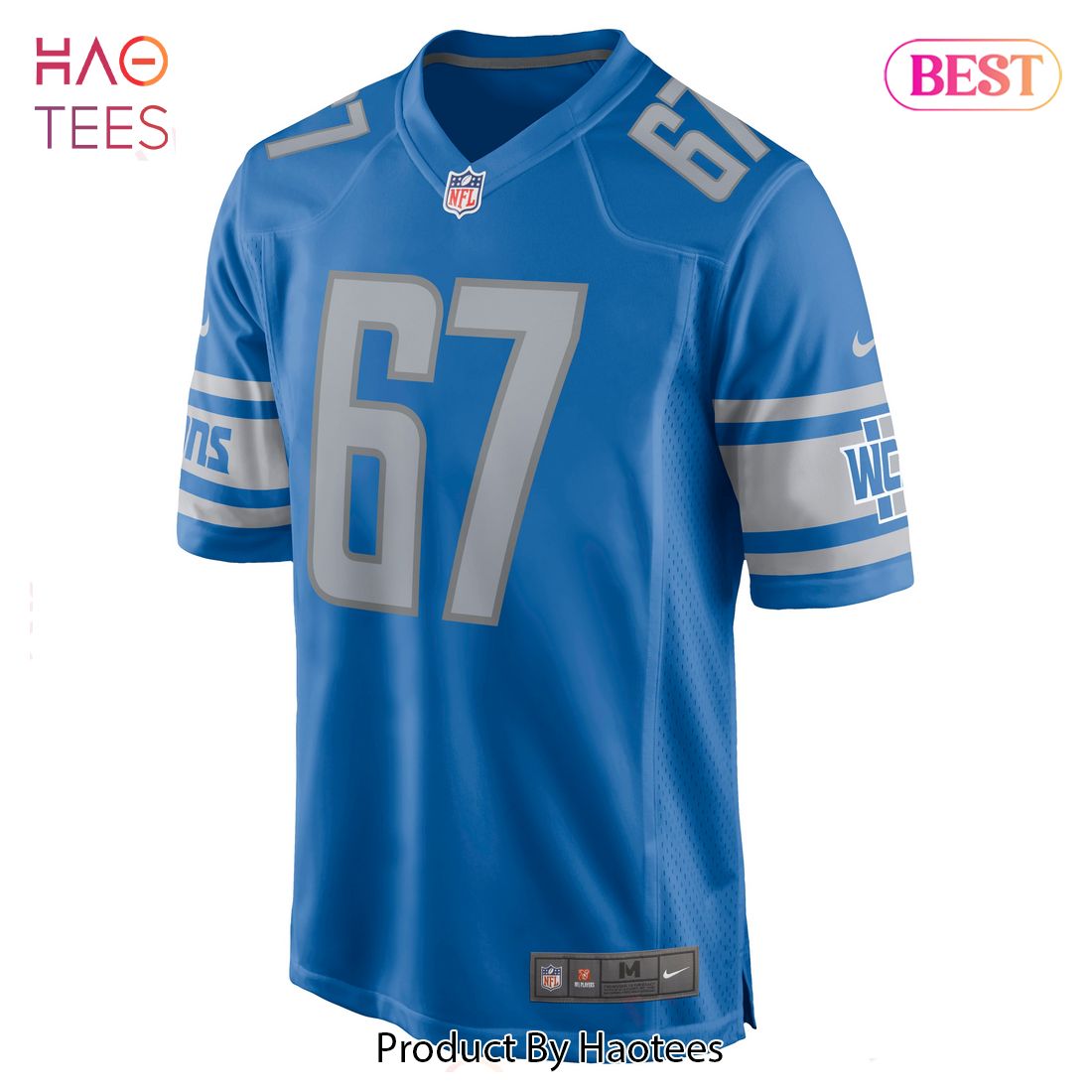 Matt Nelson Detroit Lions Nike Game Jersey Blue Luxury Store