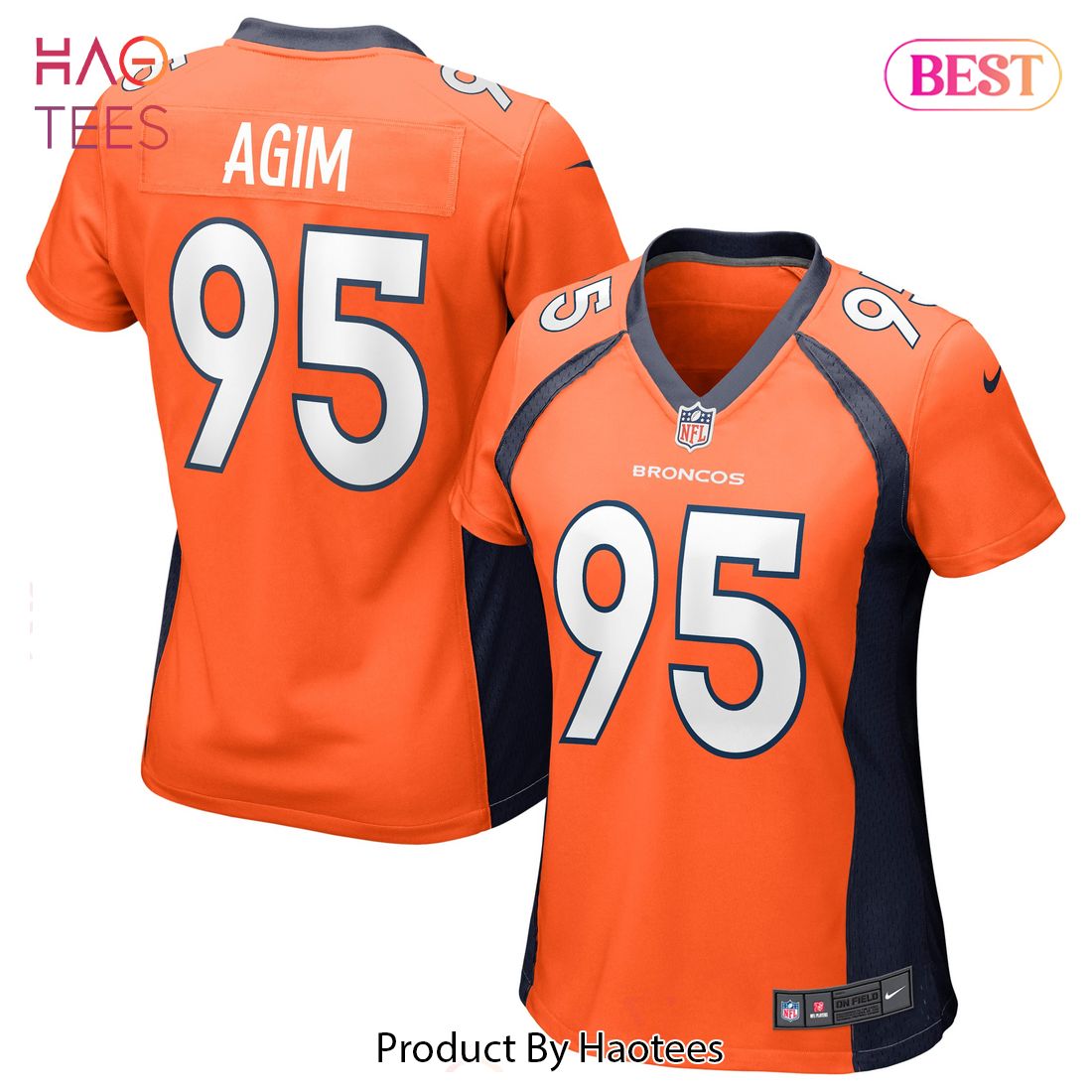 McTelvin Agim Denver Broncos Nike Women's Game Jersey Orange