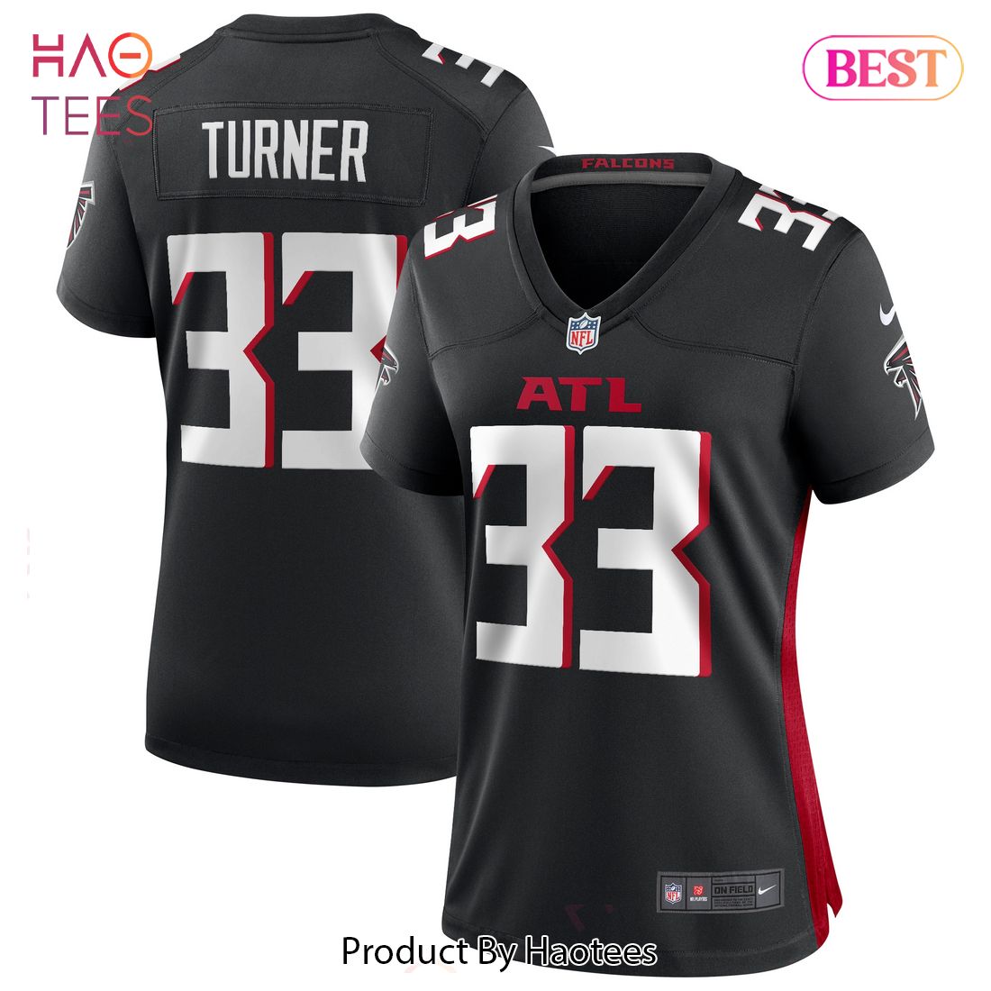 Michael Turner Atlanta Falcons Nike Women's Game Retired Player Jersey Black