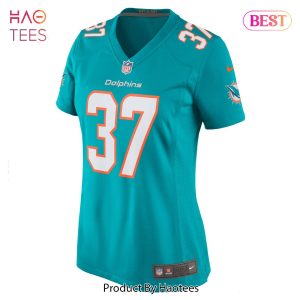 Myles Gaskin Miami Dolphins Nike Women’s Game Jersey Aqua