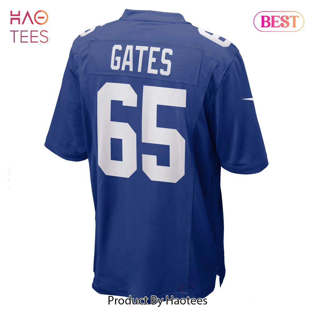 Nick Gates New York Giants Nike Game Jersey Royal