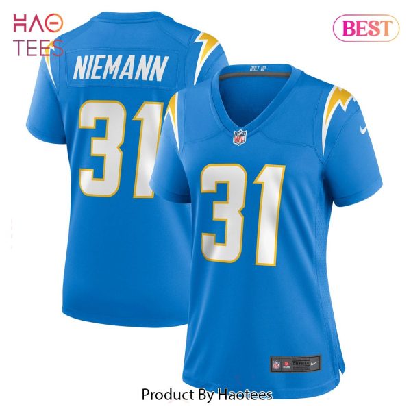 Nick Niemann Los Angeles Chargers Nike Women’s Game Player Jersey Powder Blue