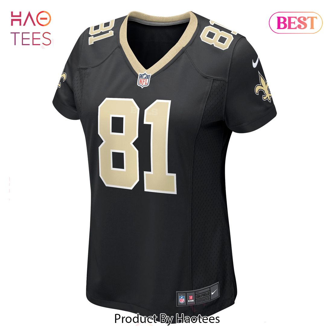 Nick Vannett New Orleans Saints Nike Women's Game Jersey Black