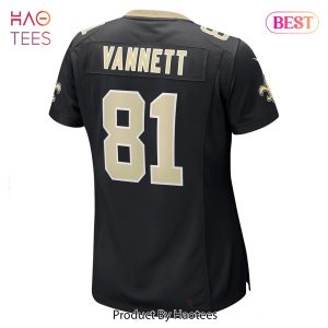 Nick Vannett New Orleans Saints Nike Women's Game Jersey Black