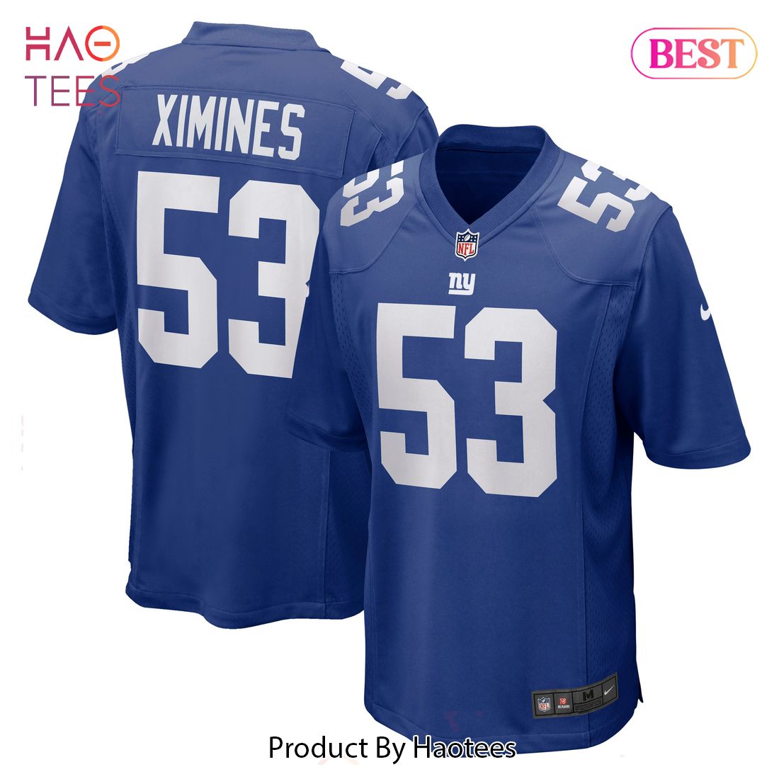 Oshane Ximines New York Giants Nike Game Jersey Royal