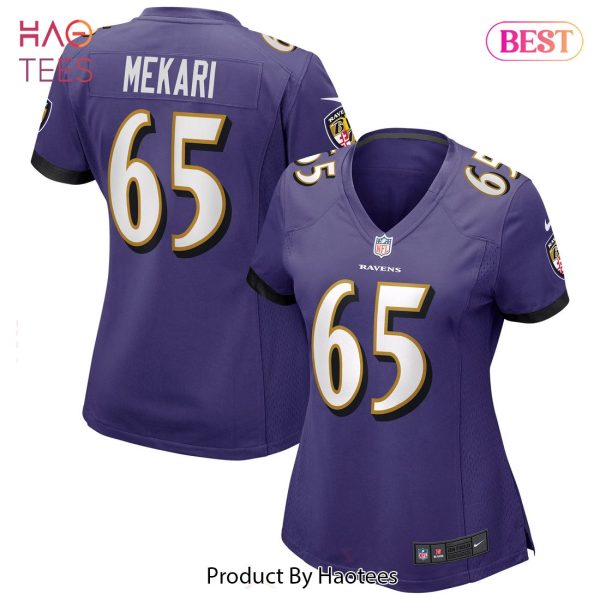 Patrick Mekari Baltimore Ravens Nike Women’s Game Jersey Purple