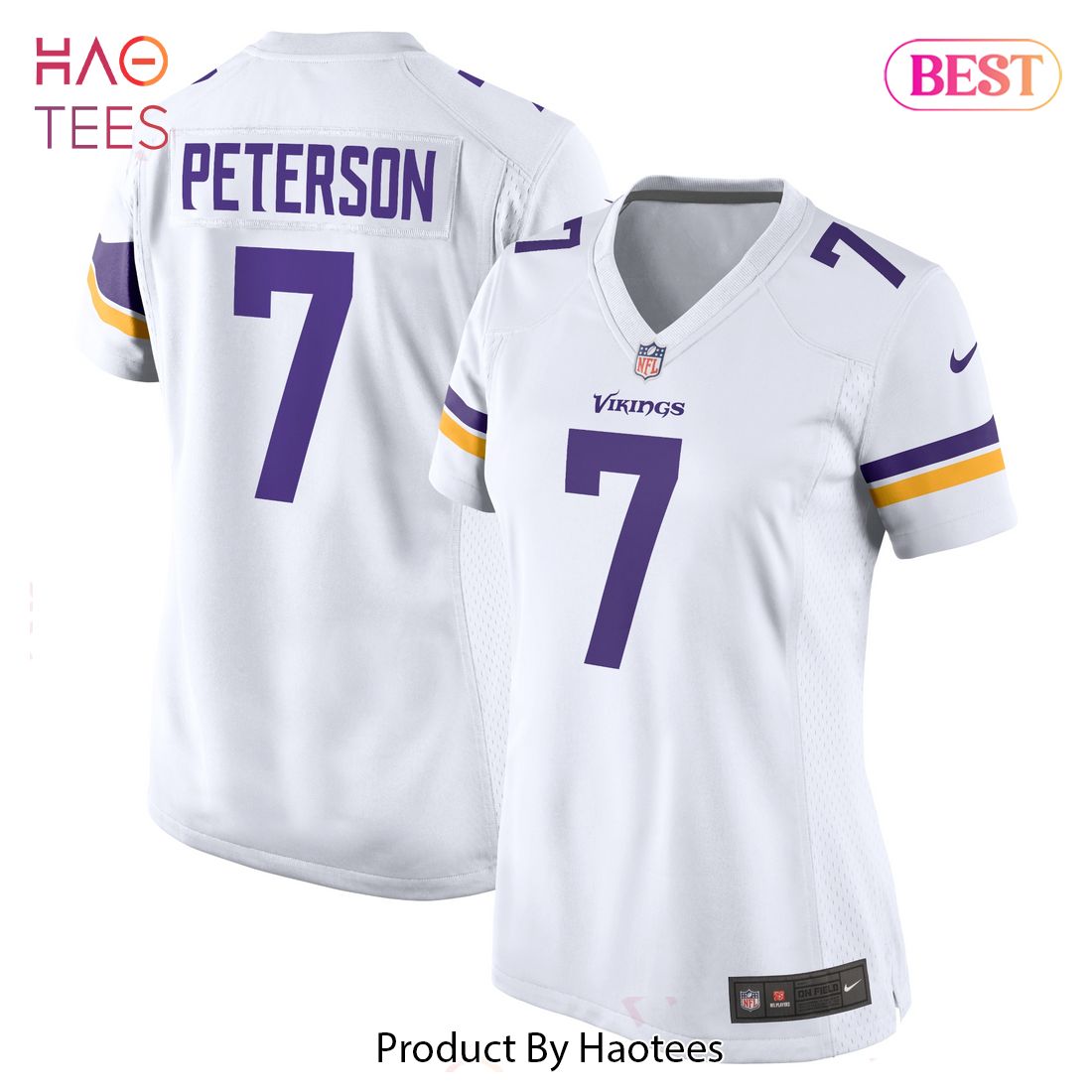 Patrick Peterson Minnesota Vikings Nike Women’s Player Game Jersey White